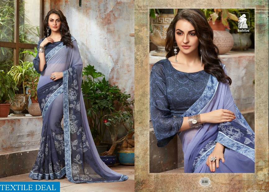 Sahiba lotus vol-8 Wholesale Fancy Fabrics Saree
